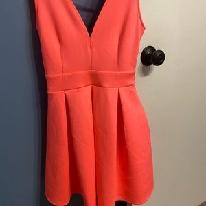 Akira neon pink dress